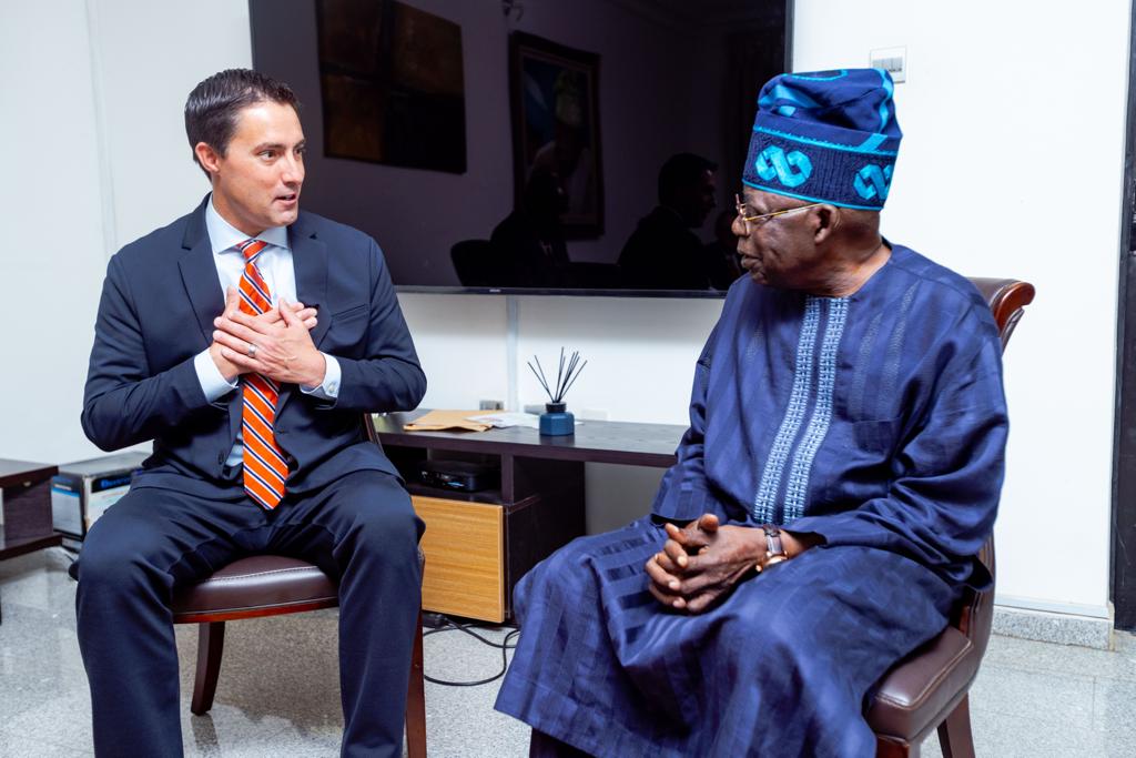 PHOTO NEWS: IRI/NDI delegation visits Tinubu in Abuja