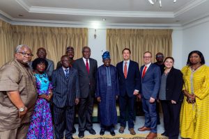 PHOTO NEWS: IRI/NDI delegation visits Tinubu in Abuja