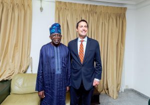 PHOTO NEWS: IRI/NDI delegation visits Tinubu in Abuja