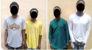 Police arrest four suspected cult members in Lagos