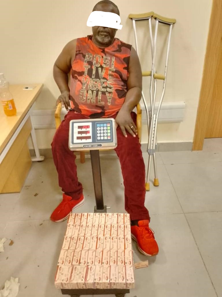 Drug trafficking: Physically challenged man arrested at airport