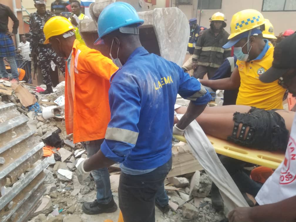 Lagos building collapse: Four die, one rescued as operation ends