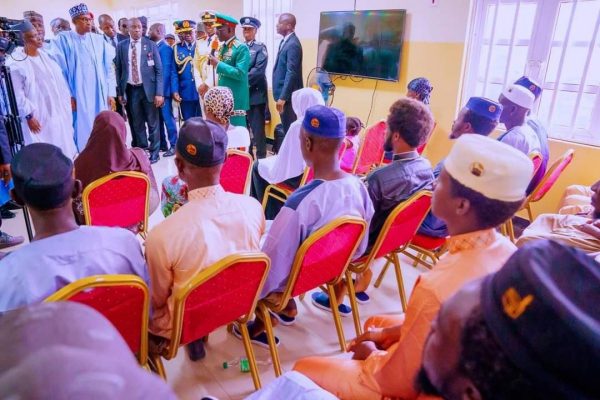 Buhari meets freed Kaduna train passengers, praises military