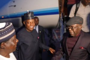 PHOTO NEWS: Tinubu arrives Nigeria