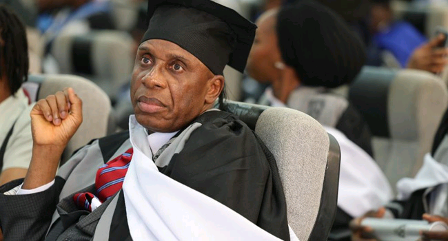 Ex-Transport minister, Amaechi, bags degree in Law