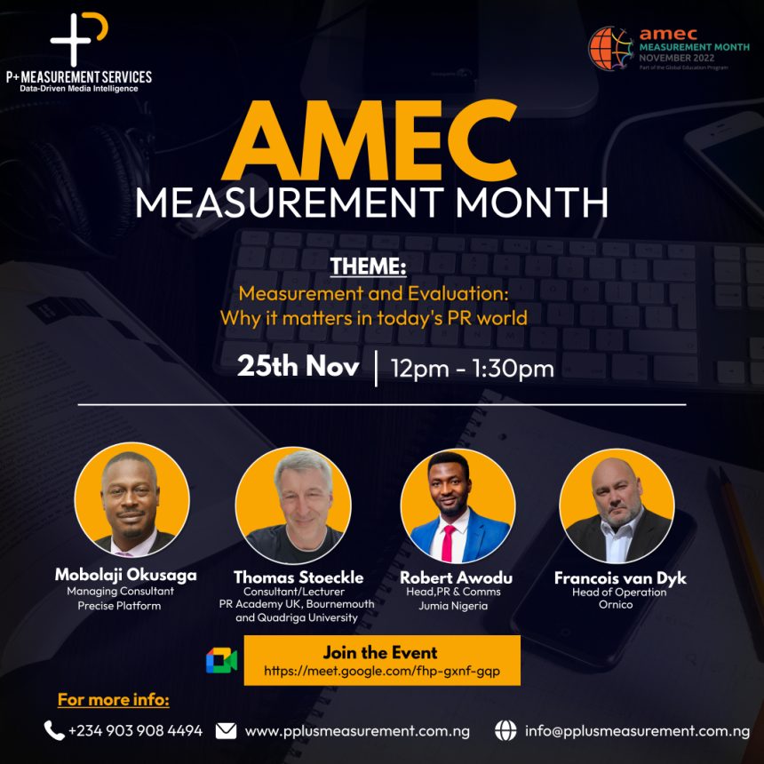 PR Measurement agency hosts 2022 AMEC Measurement Month