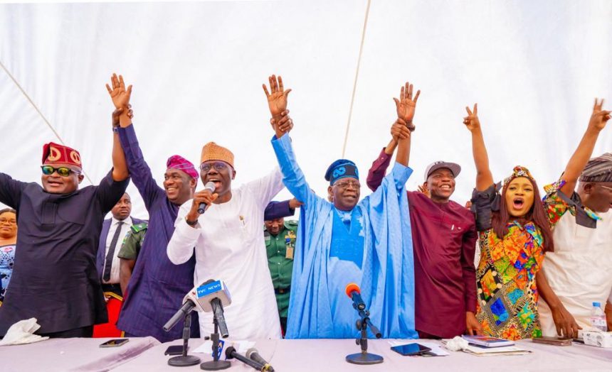 Tinubu reunites with base, declares Lagos APC unbeatable