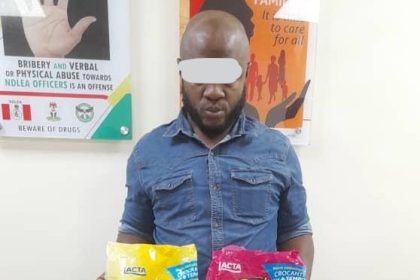 Brazil returnee arrested with 105 parcels of cocaine in candies