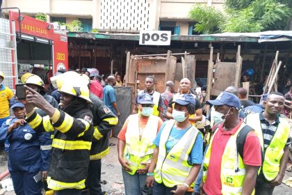 JUST IN: Balogun Market fire finally put out