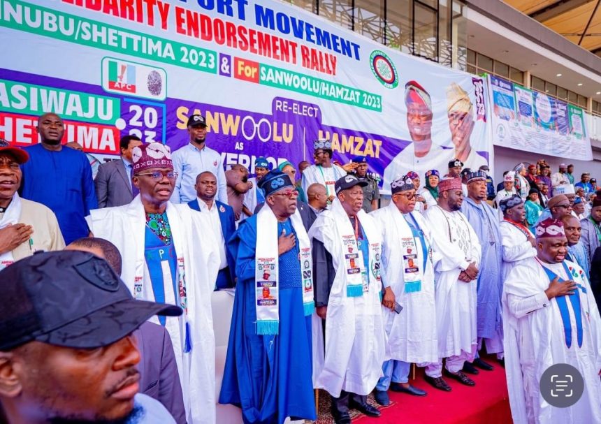Excitement as Arewa endorsement rally for Tinubu holds in Lagos
