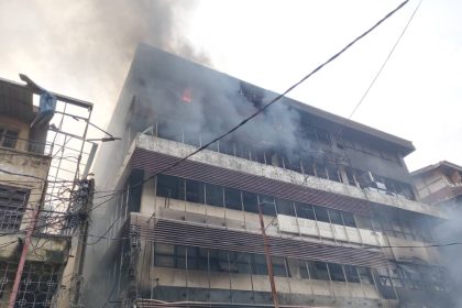 JUST IN: Balogun Market fire finally put out