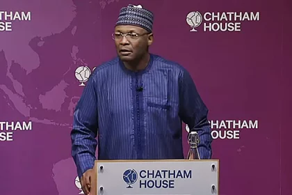 Elections: INEC chair at Chatham House, speaks on readiness