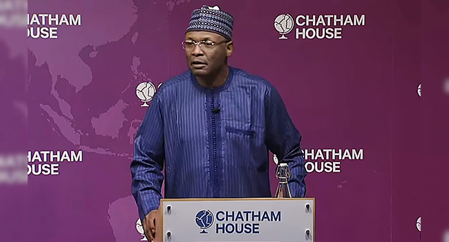 Elections: INEC chair at Chatham House, speaks on readiness