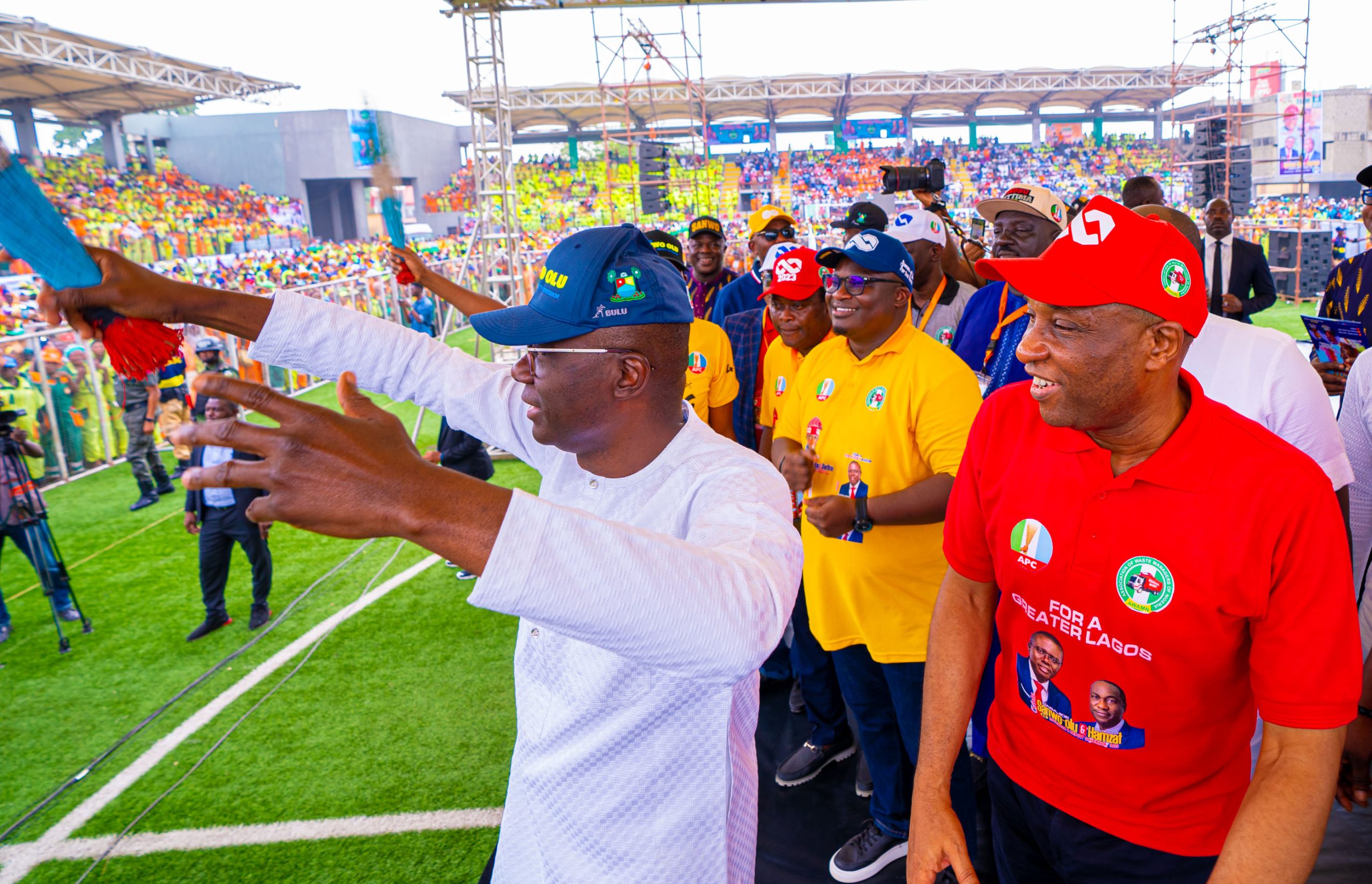 Sanwo-Olu promises salary increase for street sweepers