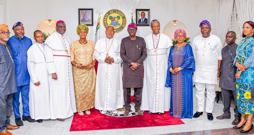 Sanwo-Olu to religious leaders: Continue to pray for Nigeria, Lagos