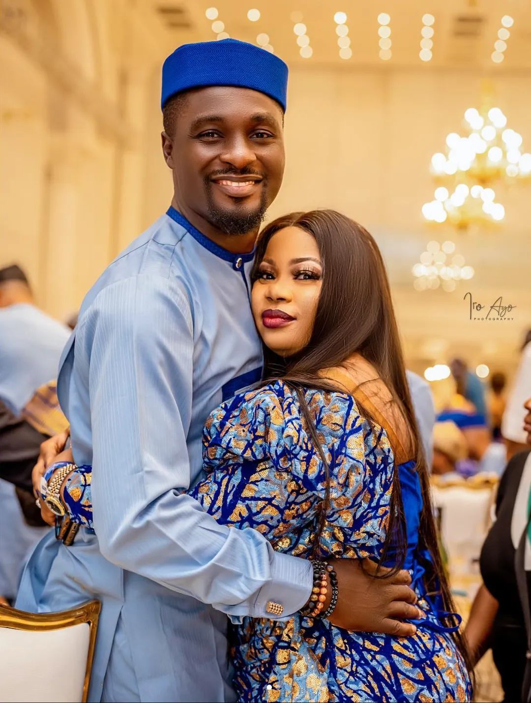 After seven years, Actor Adeniyi Johnson, wife welcome twins