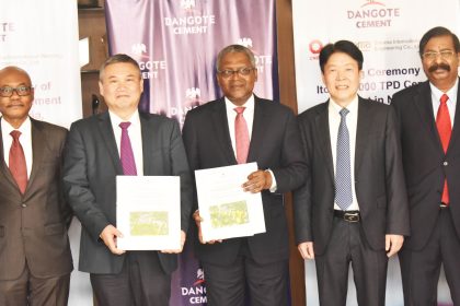 Dangote, Sinoma sign agreement on 6Mta cement plant in Itori