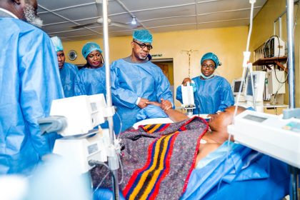 Dapo Abiodun visits victim of Tuesday protest, to foot medical bill