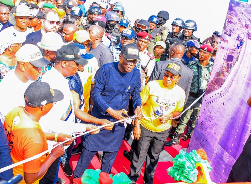 Sanwo-Olu delivers, opens 18.7km six-lane Eleko-Epe Expressway