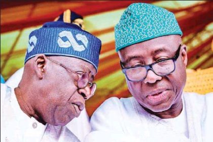 Tinubu rejoices with Otunba Niyi Adebayo at 65