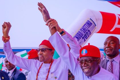 Tinubu in Owerri, says 'I'll work to advance Buhari's legacies'