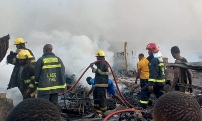 Buhari commiserates with victims of Lagos market fire