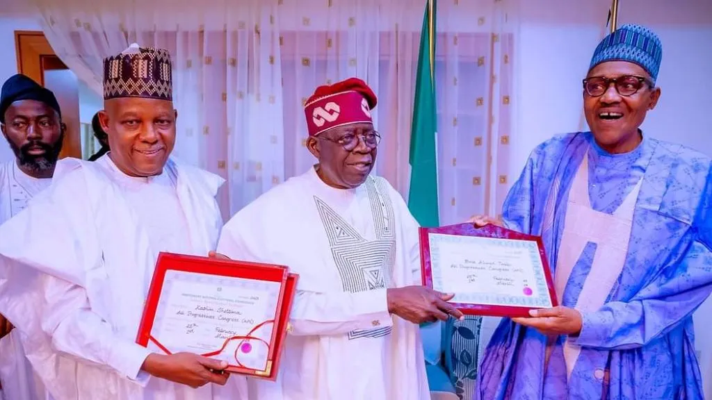 Excitement as Buhari receives President-elect, Tinubu, in Daura