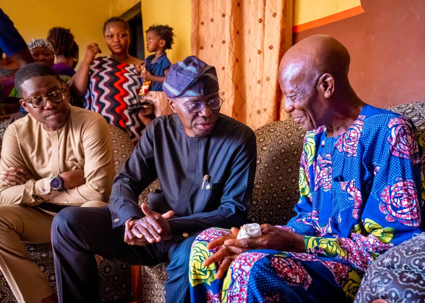 Train accident: Sanwo-Olu visits families of victims