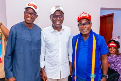 Sanwo-Olu visits Henry Nwosu, By Patrick Doyle