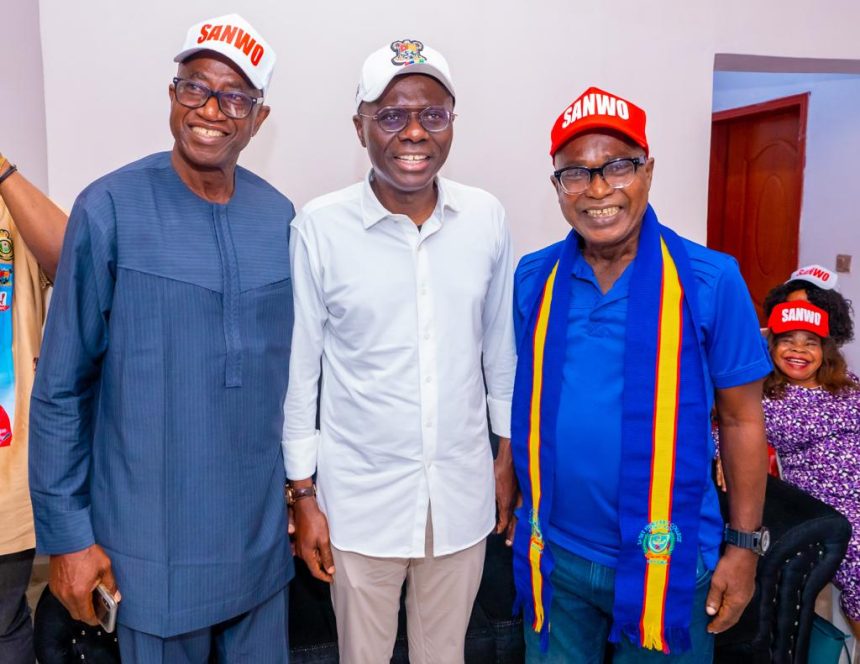 Sanwo-Olu visits Henry Nwosu, By Patrick Doyle
