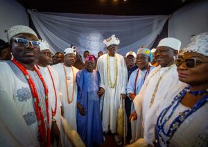 Tinubu in homecoming visit to Lagos, thanks Oba Akiolu (+photos)