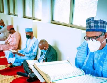 Buhari joins other muslims at Villa as Tafsir makes early closure