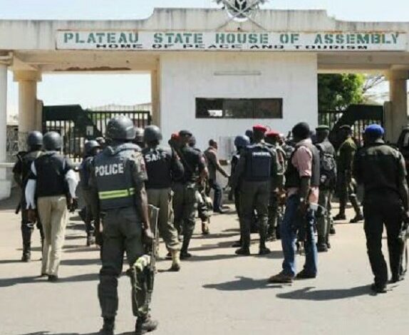 Leadership tussle: Security operatives seal off Plateau Assembly