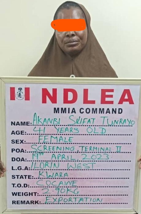 Saudi-bound widower, divorcee arrested with 14.4kg cocaine