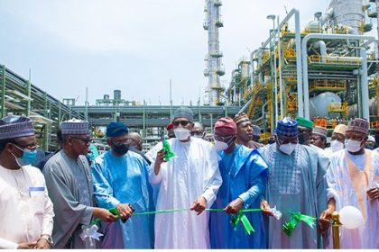 Buhari inaugurates Dangote refinery, says it’s game changer