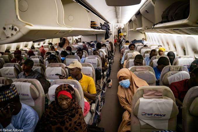 126 more Nigerians arrive Abuja from Sudan