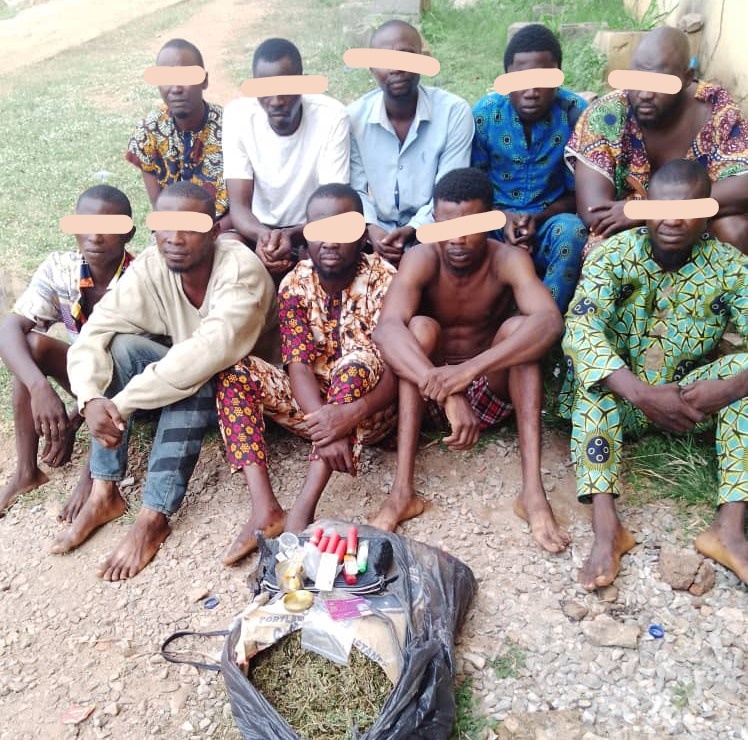 Ogun: Police arrest ten members of dreaded Eiye cult group