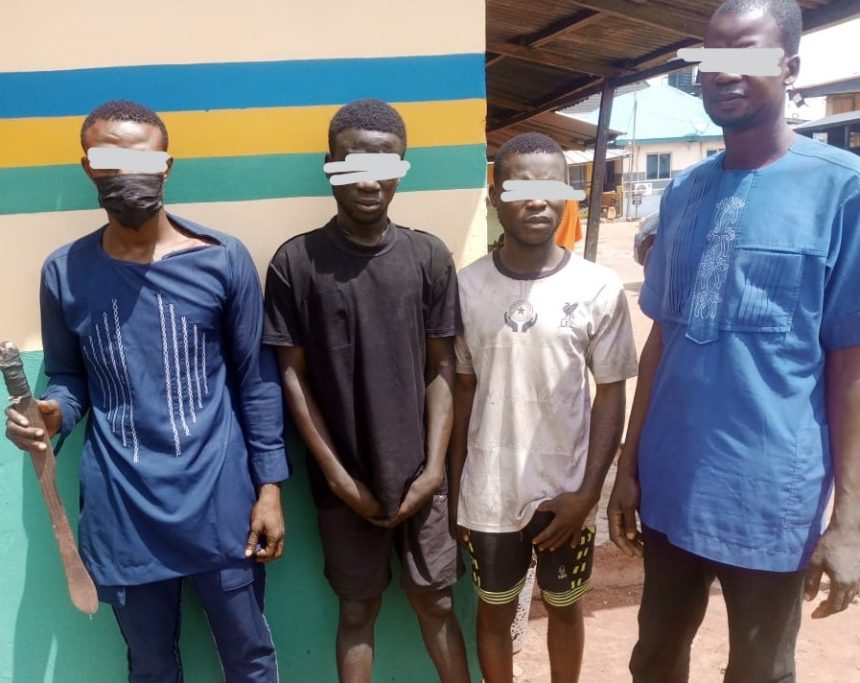 Police arrest four armed robbery suspects a month after operation