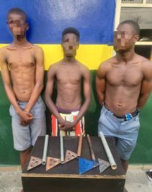Cultism: Police arrest three teenagers, recover weapons