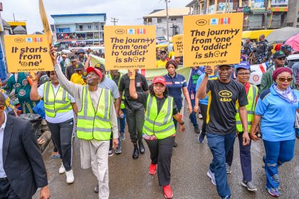 Sanwo-Olu leads awareness walk against drug abuse