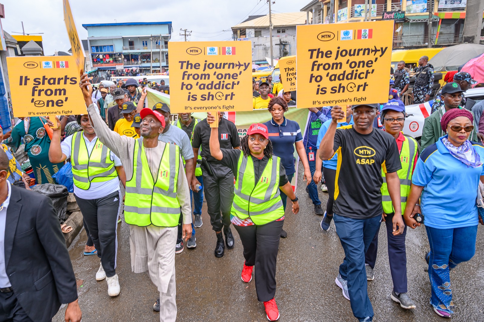 Sanwo-Olu leads awareness walk against drug abuse