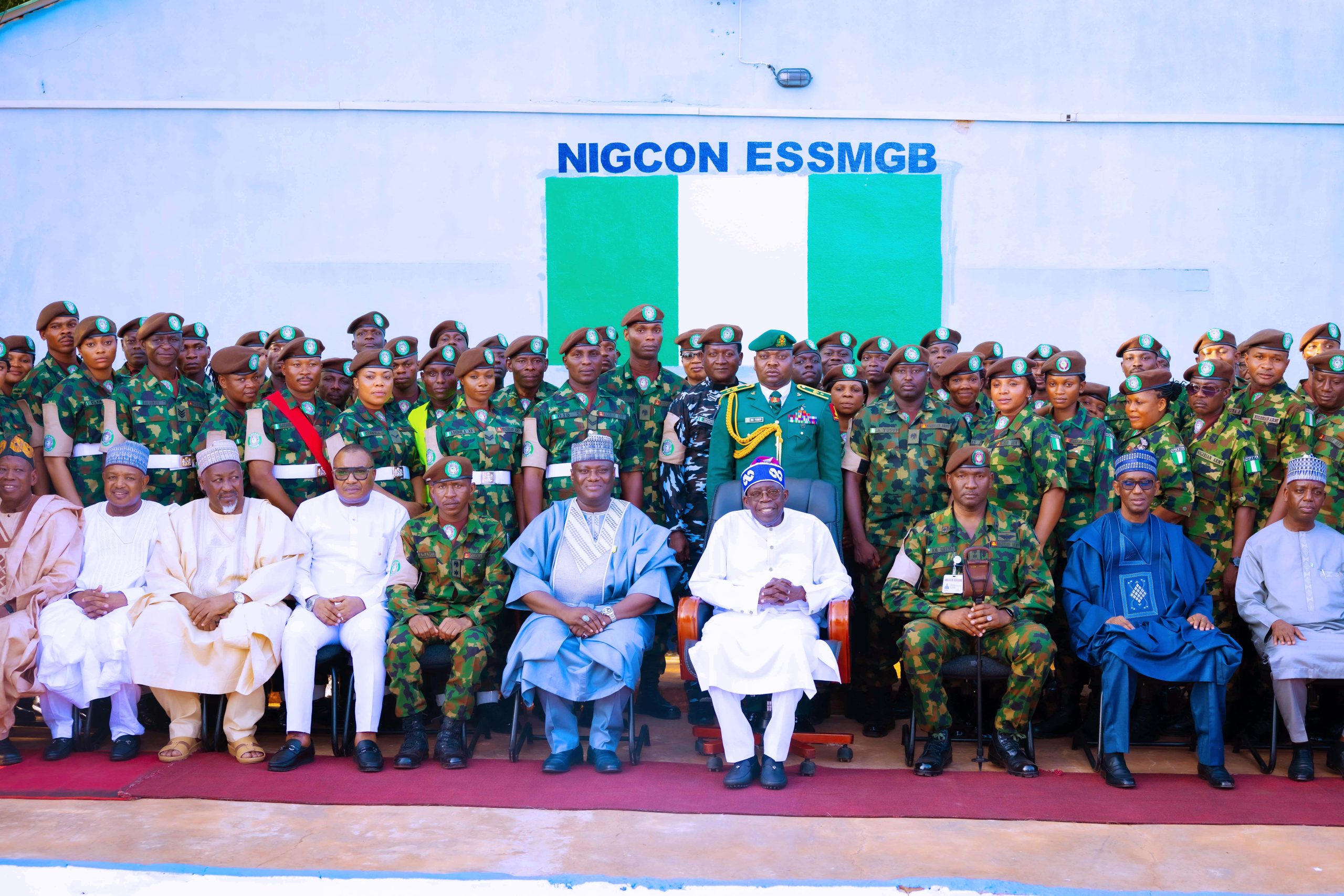 ECOWAS: Tinubu arrives Guinea-Bissau, visits Nigerian troops