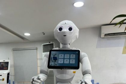 FirstBank introduces first humanoid robot, states features