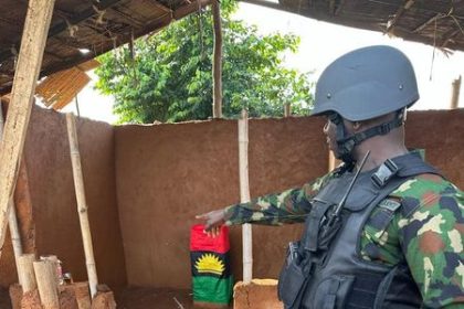 Troops sack IPOB/ESN enclave, capture fighter, fire arms