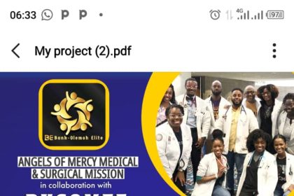 Bank Olemoh Elite’s free medical services hold September 1, 2