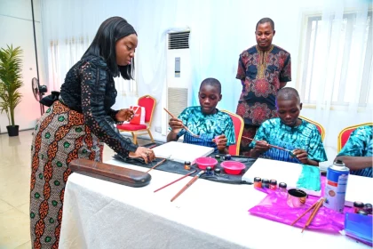 Lagos: First Lady discovers talented boys through competition