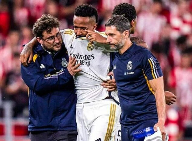 Real Madrid’s Militao to undergo knee surgery after ligament tear