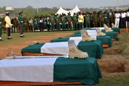 Military personnel killed in action laid to rest in Abuja
