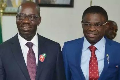 'I am sorry', Edo deputy governor, Shaibu, apologises to Obaseki