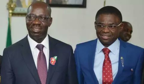 'I am sorry', Edo deputy governor, Shaibu, apologises to Obaseki